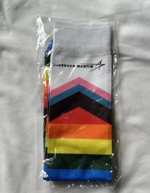 Lockheed Martin Rainbow Socks