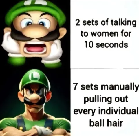 Luigi's Dating Workout