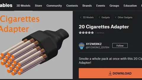 20 Cigarettes Adapter