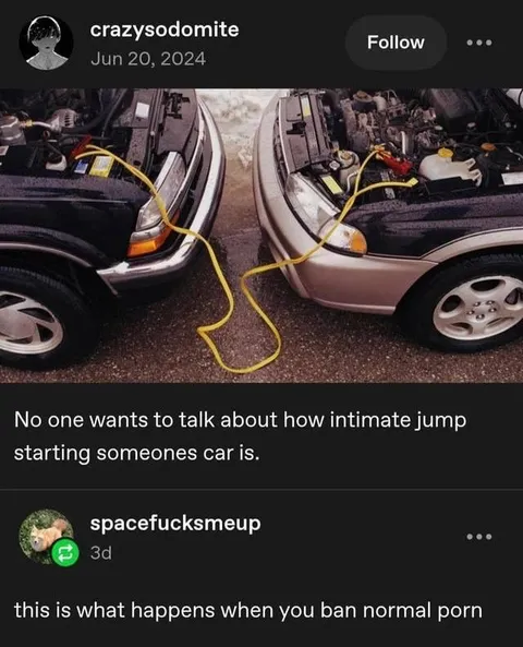 Car Jump Starting Intimacy