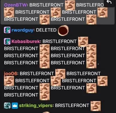 Bristlefront Spam Flood