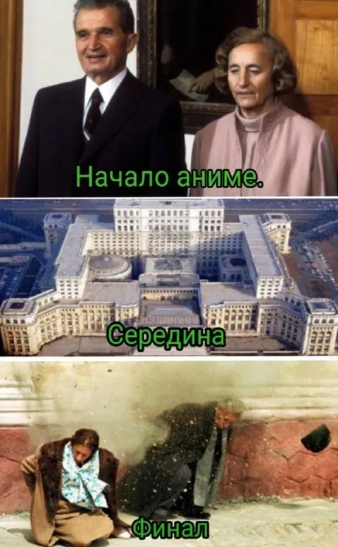 Начало аниме, середина, финал