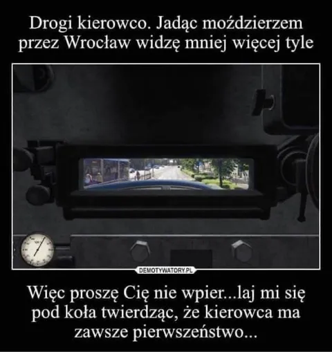 Kierowca ma zawsze pierwszeństwo