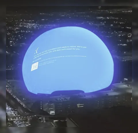 Sphere Vegas Blue Screen of Death