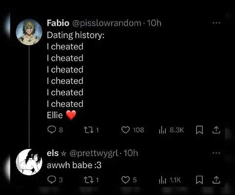 I Cheated on Everyone Except Ellie