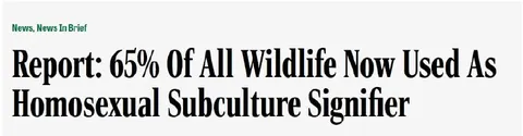 Wildlife as Subculture Signifier