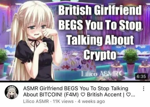 British Girlfriend Stops Crypto Talk