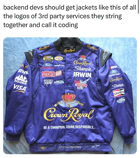 Backend Developers Sponsor Jacket