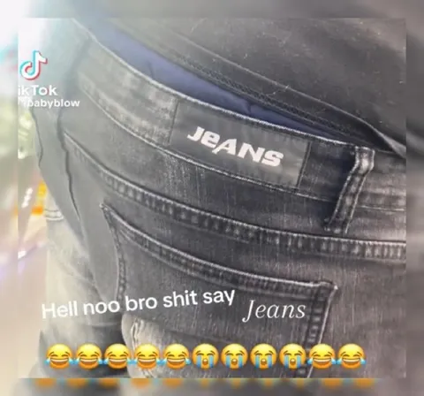 Jeans Label Says Jeans