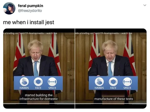 Me When I Install Jest
