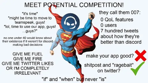 Discord Meets Potential Competition