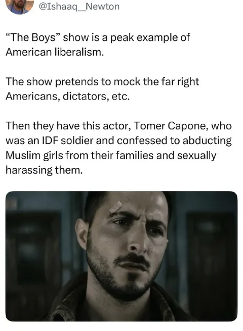 The Boys hypocrisy post