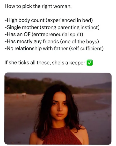 How to Pick the Right Woman