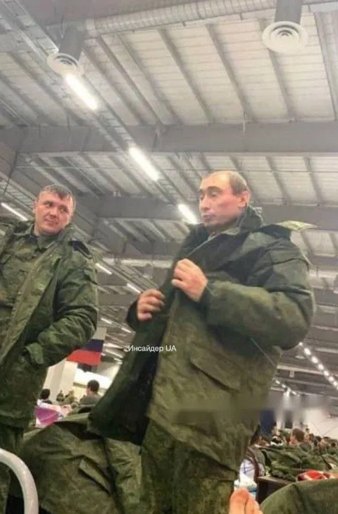 Путин на мобилизации