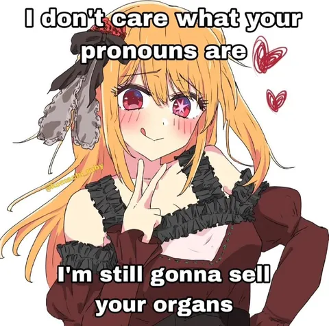 Pronouns and Organ Sales