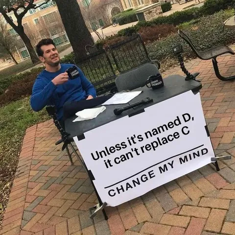 Unless D Replaces C