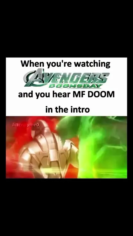 MF DOOM in the Avengers intro