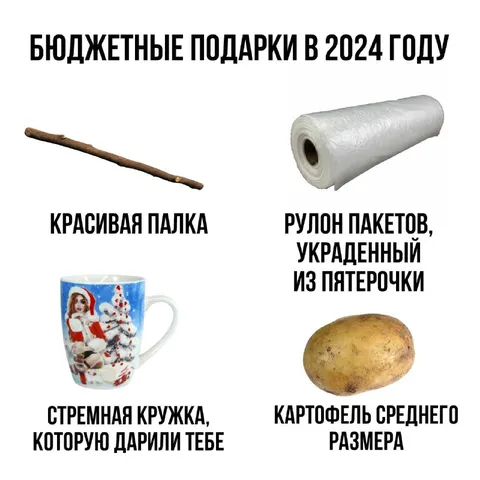 Бюджетные подарки в 2024 году