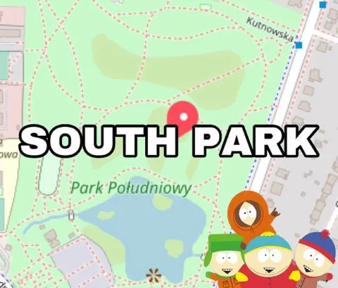 South Park Location Map