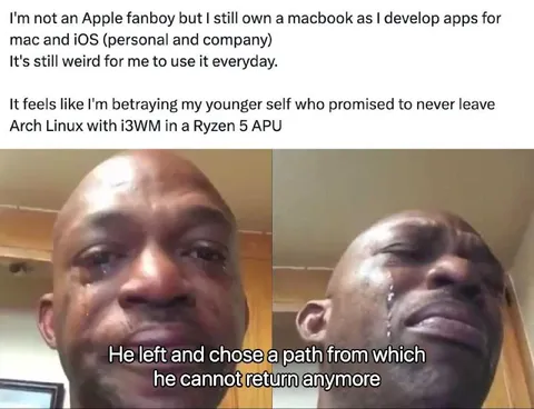 Leaving Arch Linux for macOS