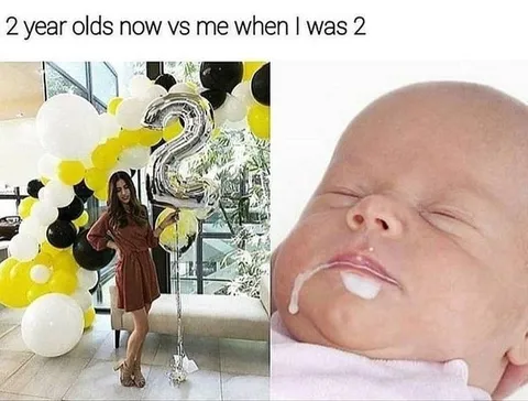 Two-Year-Olds Now vs Me