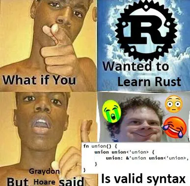 Learning Rust Union Syntax