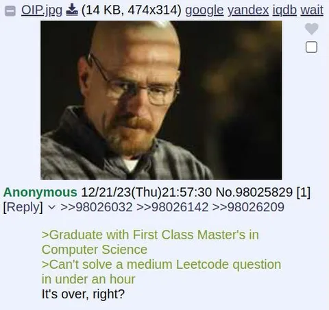 Walter White Computer Science Graduate