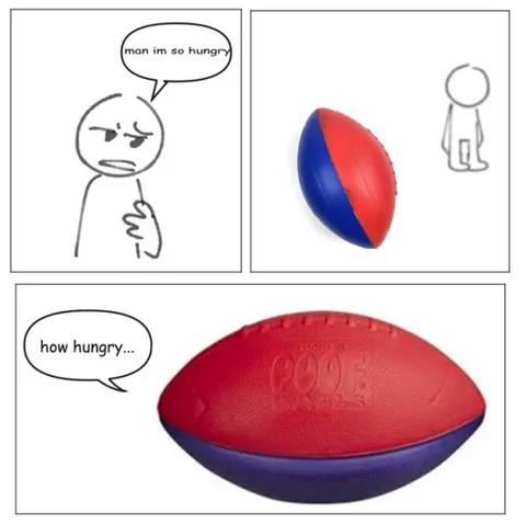 Man So Hungry He Eats a Ball