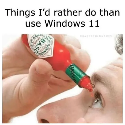 Things I'd Rather Do Than Use Windows 11