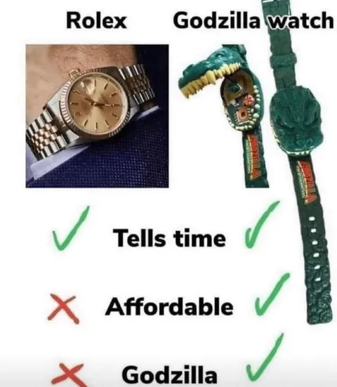 Rolex Versus Godzilla Watch