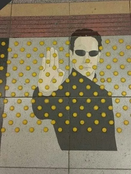 Агент Смит на мозаике