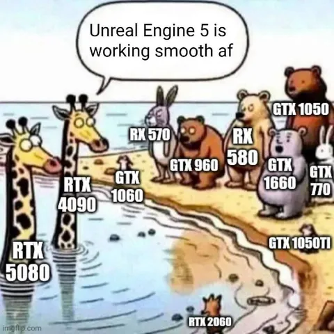 Unreal Engine 5 Runs Smoothly