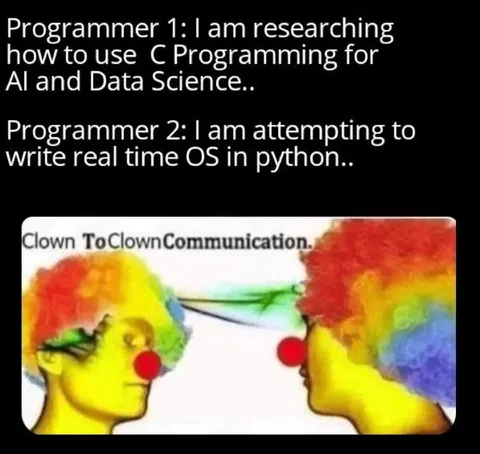 Programmers Communicating Like Clowns