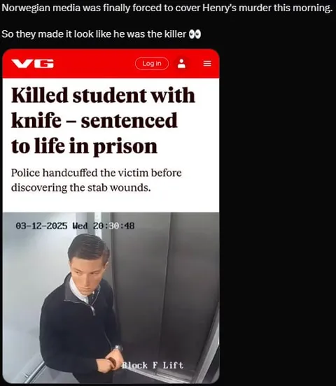Norwegian Media Covers Henry’s Murder