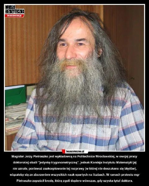 Magister z ogromną brodą