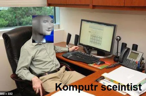 Komputr sceintist at Work