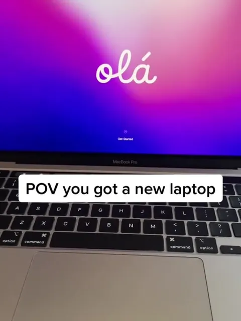 New Laptop Greeting Glitch