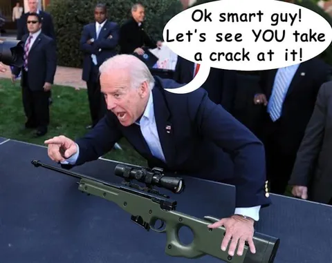 Biden Challenges You to Shoot