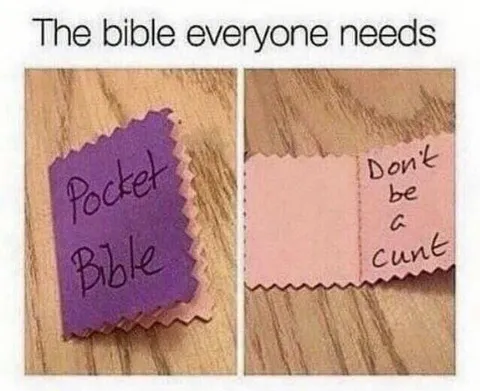 The Pocket Bible Everyone Needs