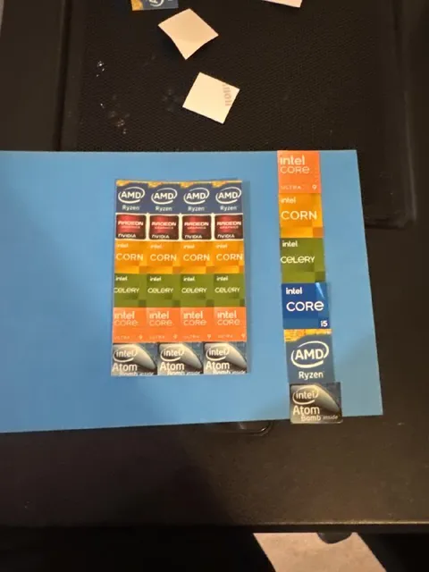 CPU Sticker Periodic Table