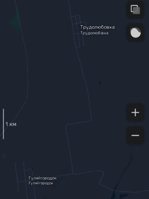 Карта с Трудолюбовкой и Гуляйгородком