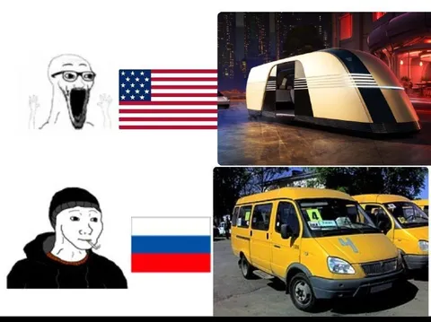 Американский транспорт против русской маршрутки