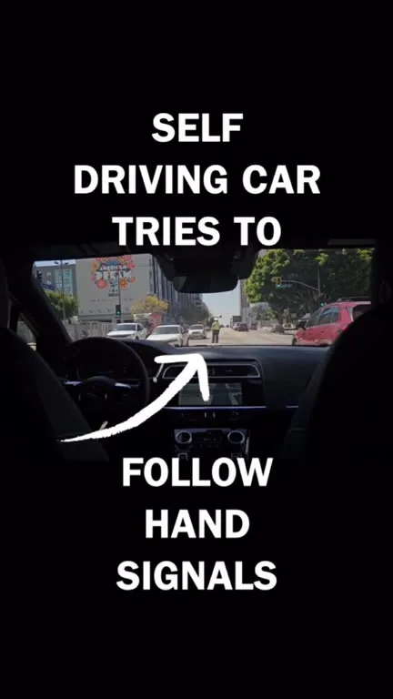 Self-Driving Car Follows Hand Signals