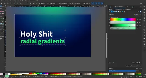 Holy Shit Radial Gradients