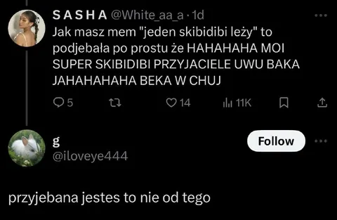 Przyjebana nie od tego