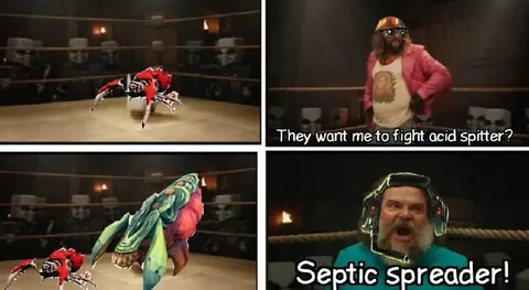 They Want Me to Fight Acid Spitter