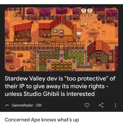 Concerned Ape Knows What's Up