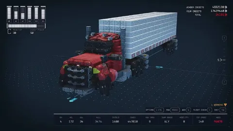 Massive Space Cargo Truck