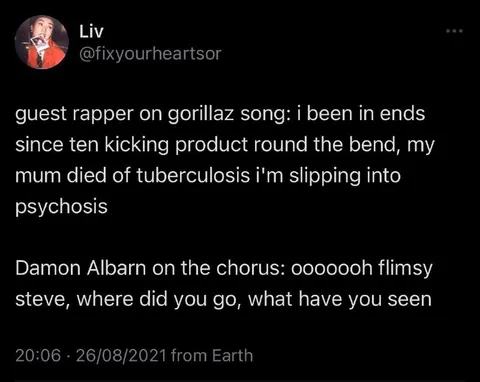 Damon Albarn on the Chorus