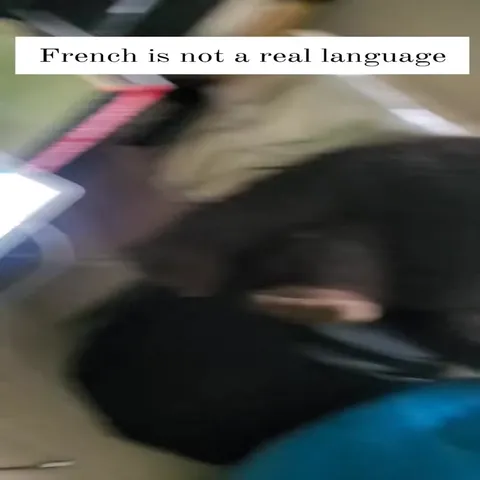French Is Not a Real Language